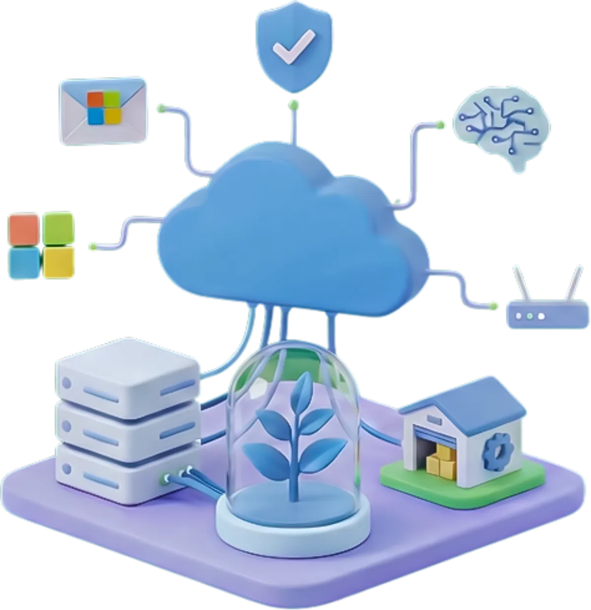 Ecocore Data Center Illustration Ecocore Data Center Illustration